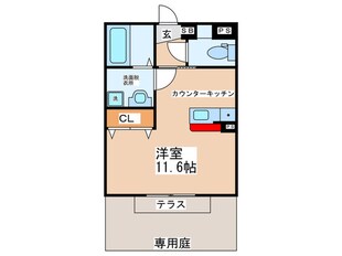 サウスローズ古市の物件間取画像